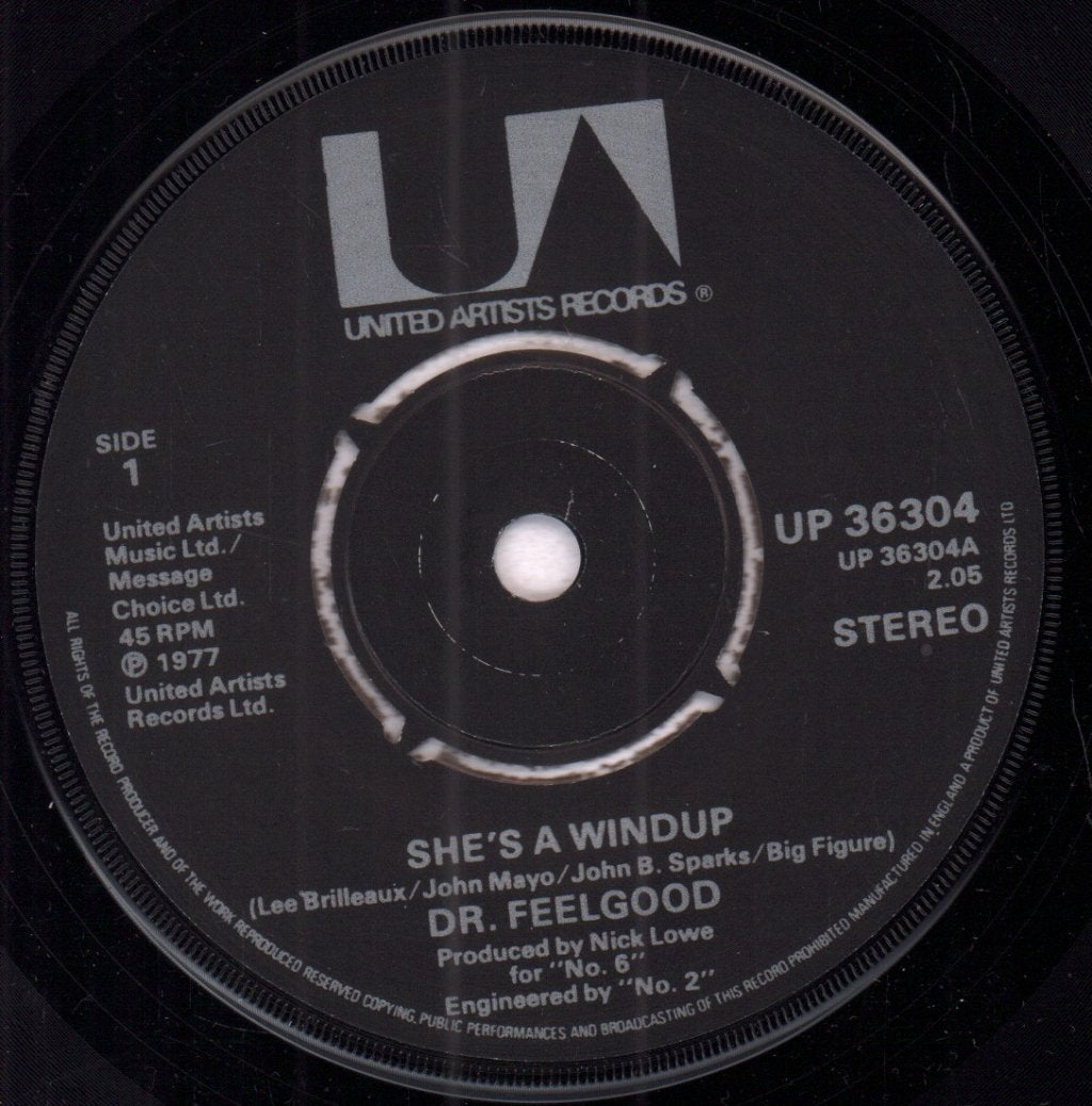 Dr Feelgood - She's A Windup - 7 Inch