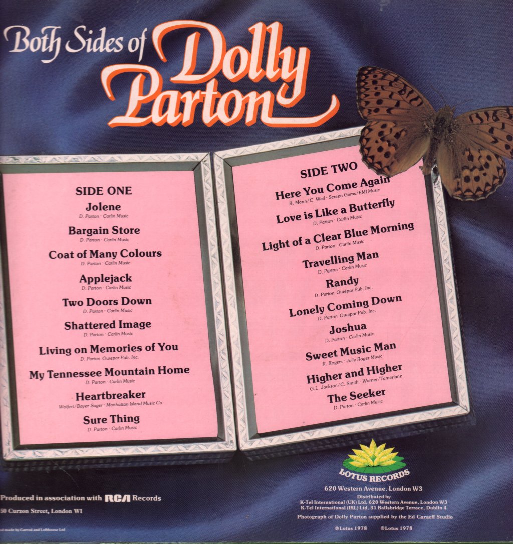 Dolly Parton - Both Sides Of - Lp