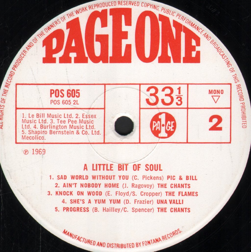Various Artists - A Little Bit Of Soul - Lp