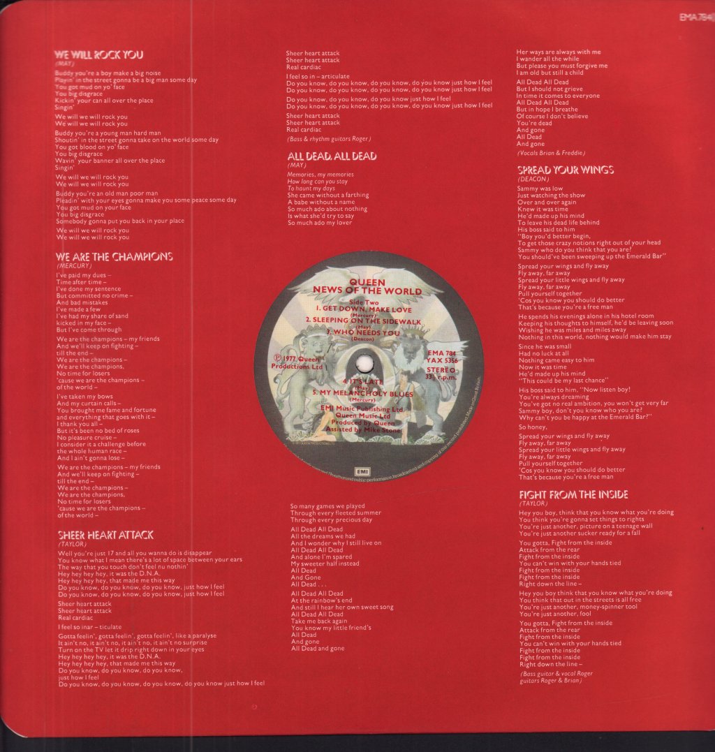 Queen - News Of The World - Lp