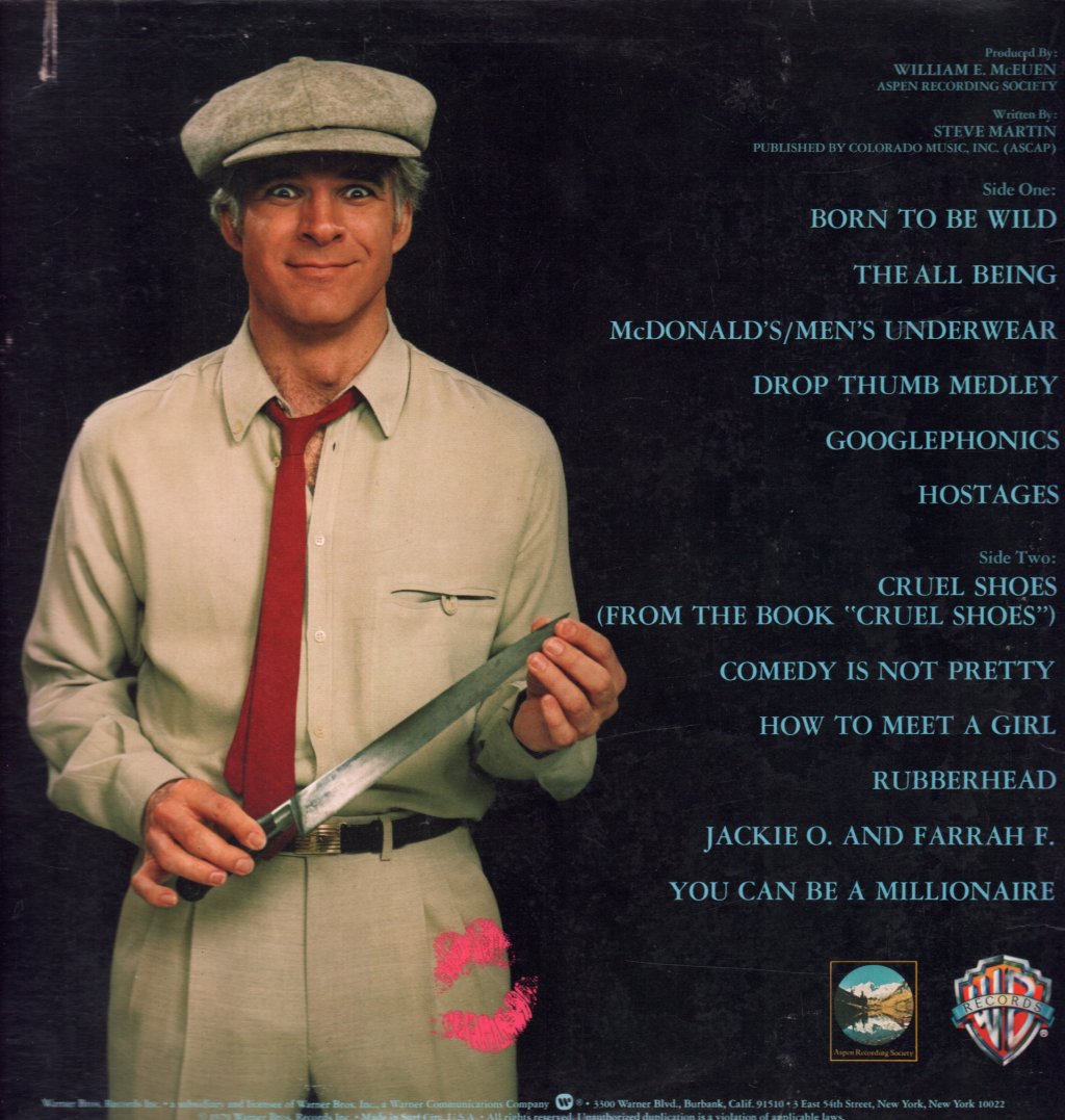 Steve Martin - Comedy Is Not Pretty - Lp