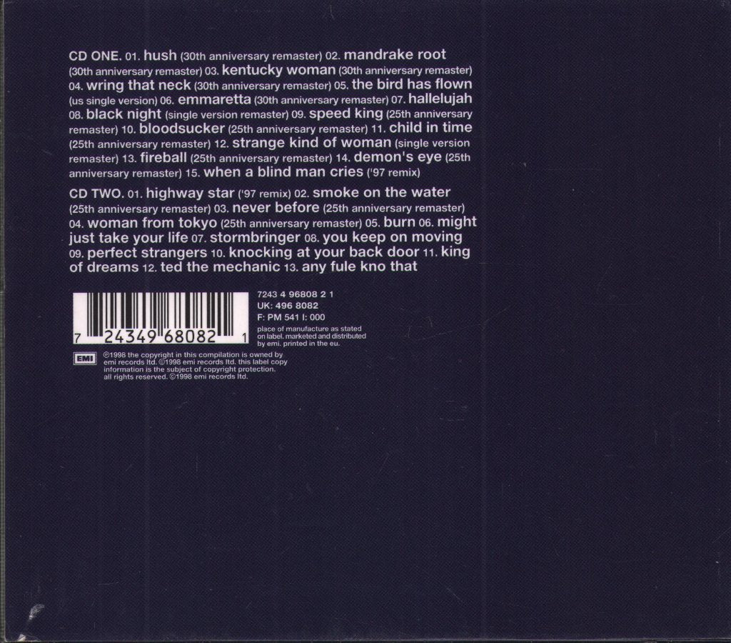 Deep Purple - 30: Very Best Of - Double Cd