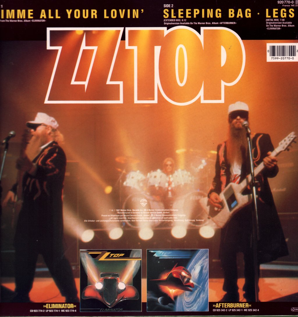 ZZ Top - Gimme All Your Lovin' - 12 Inch – Vinyl Tap