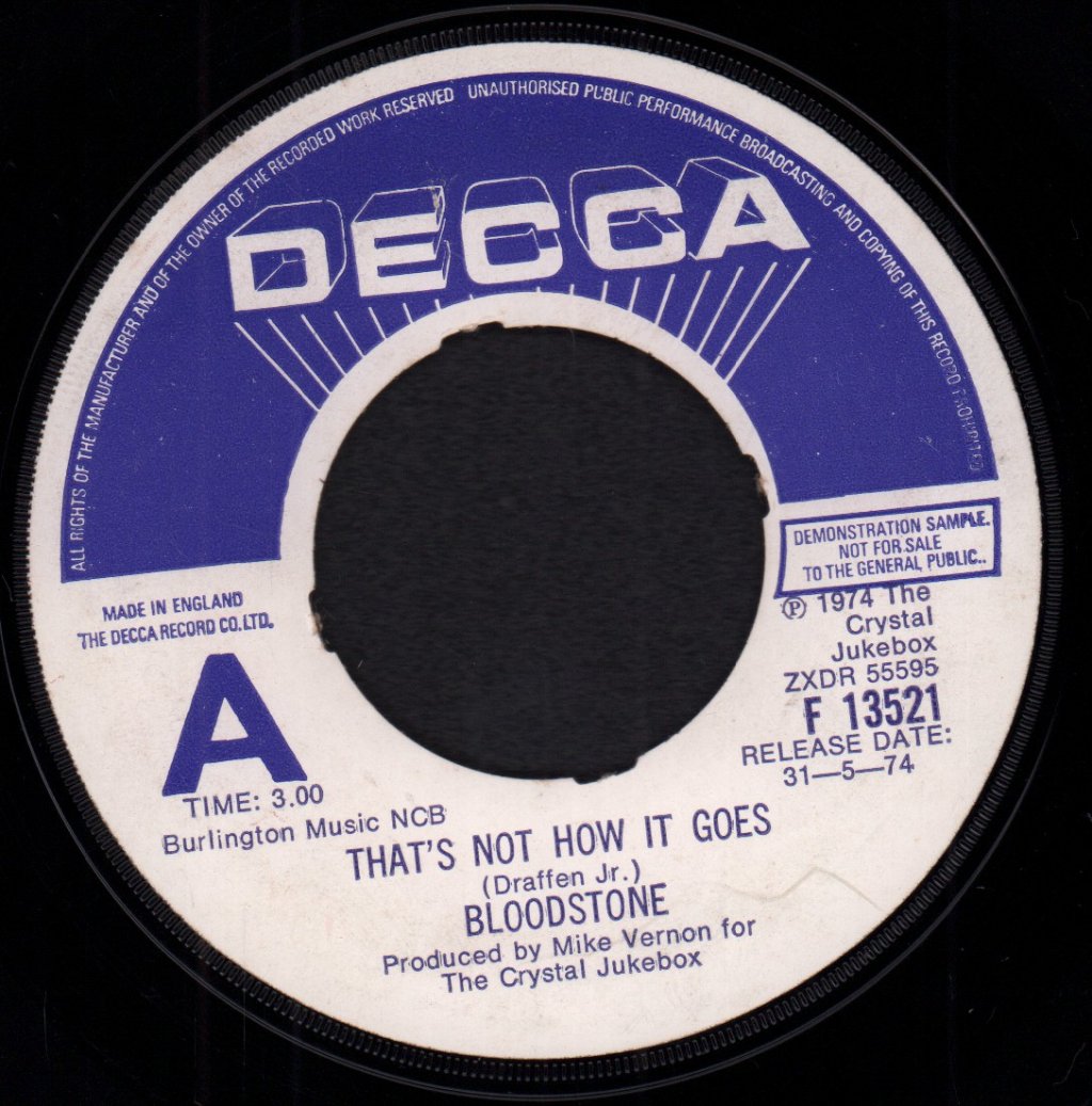 Bloodstone - Everybody Needs Love - 7 Inch