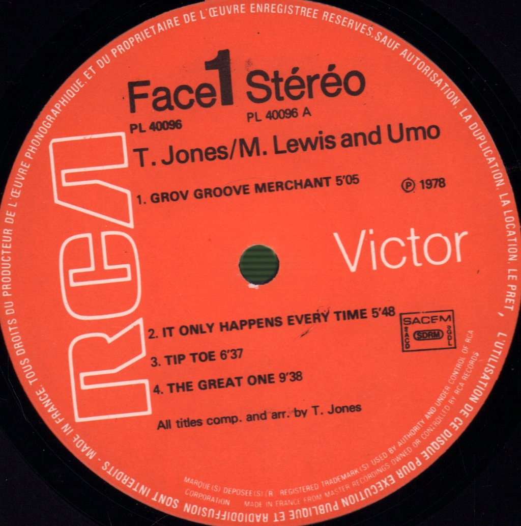 Thad Jones / Mel Lewis / UMO - Thad Jones / Mel Lewis / UMO - Lp