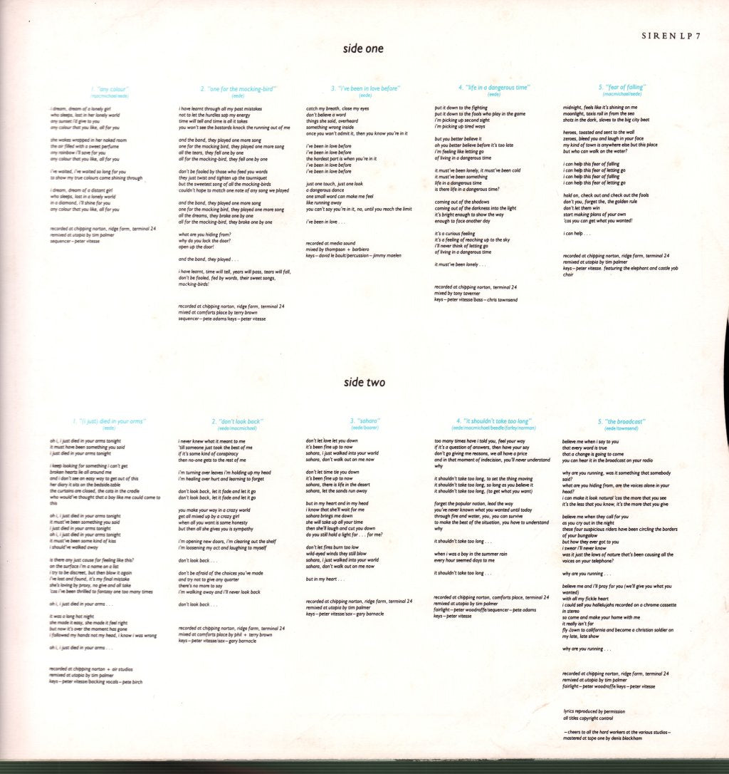 Cutting Crew - Broadcast - Lp