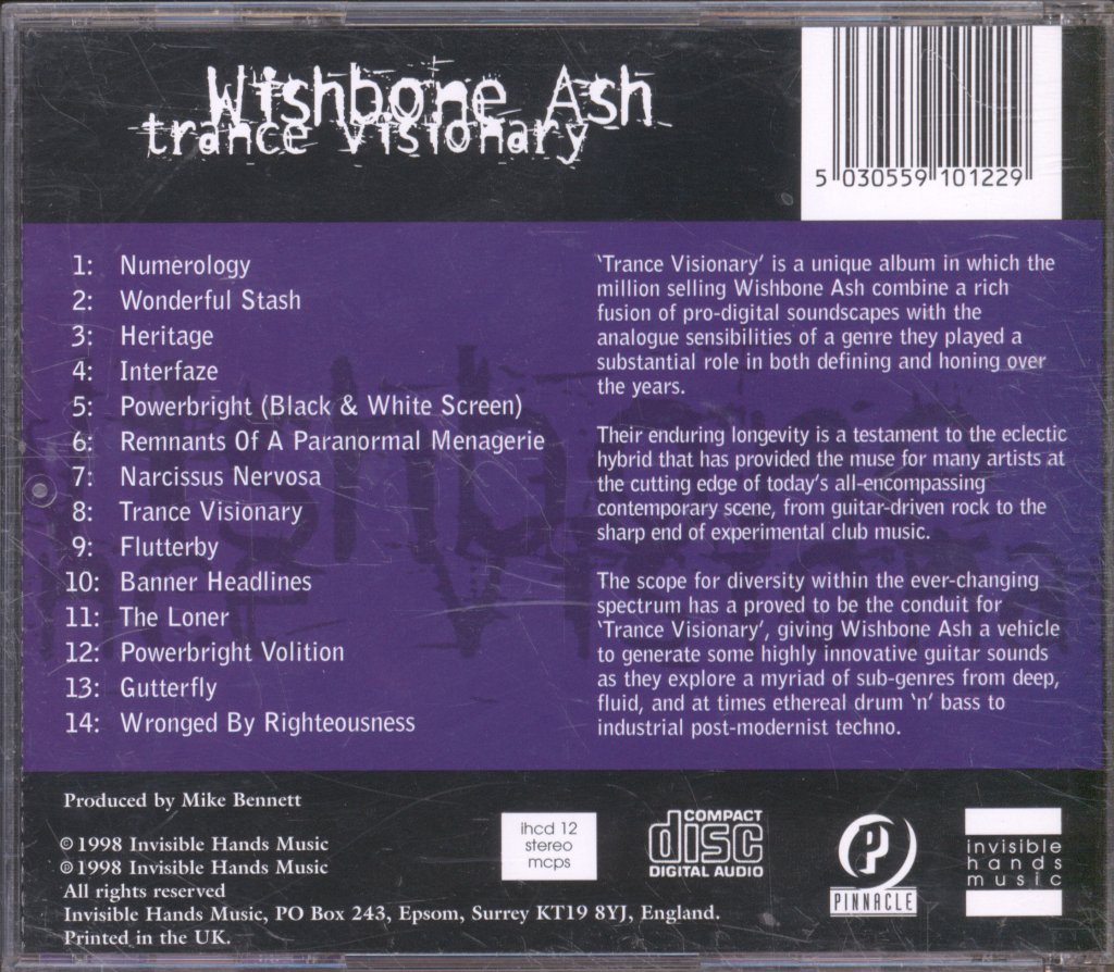 Wishbone Ash - Trance Visionary - Cd