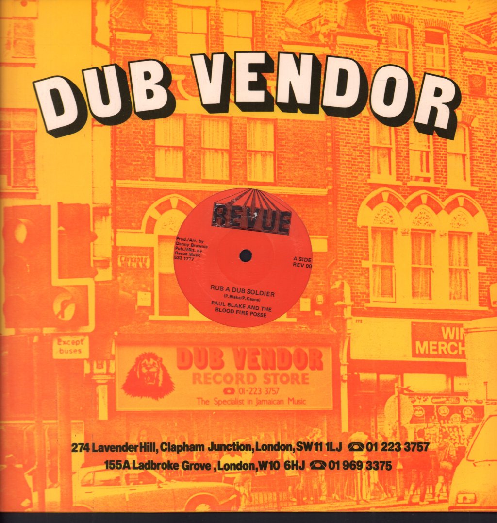 Paul Blake And The Blood Fire Posse - Rub A Dub Soldier - 12 Inch