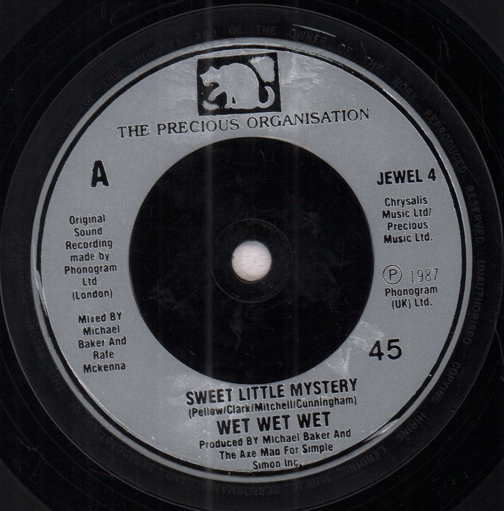Wet Wet Wet - Sweet Little Mystery - 7 Inch