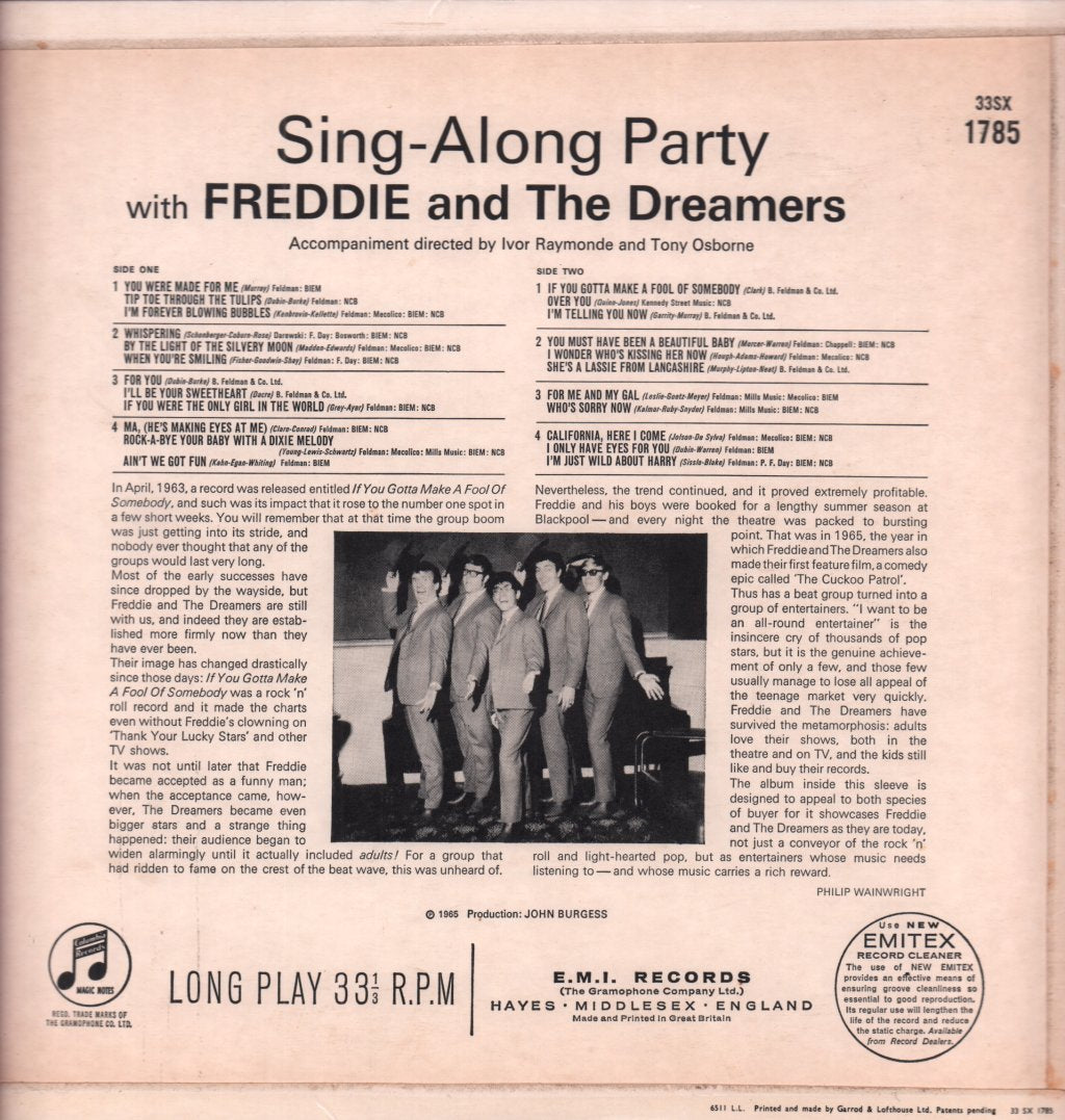 Freddie And The Dreamers - Sing Along Party - Lp