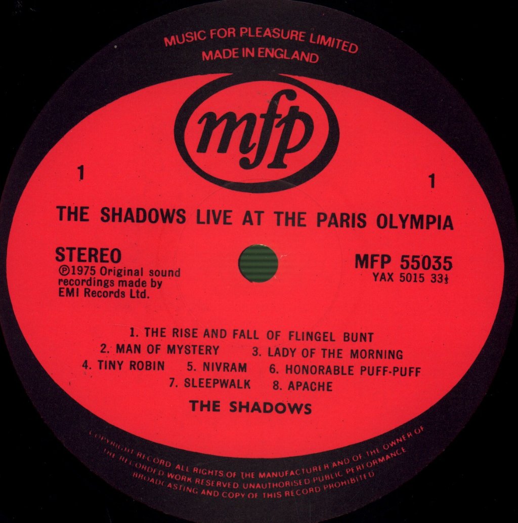 Shadows - Live - Double Lp