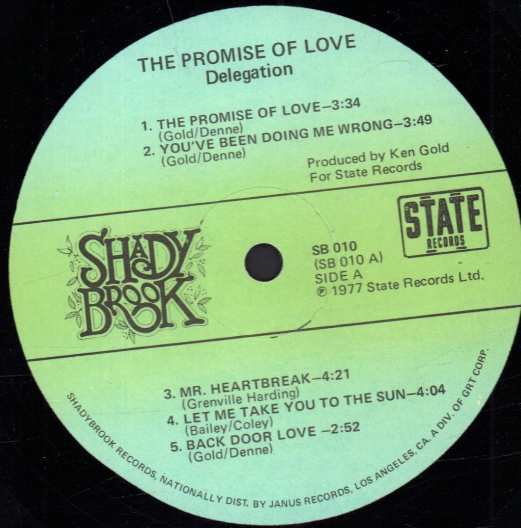 Delegation - Promise Of Love - Lp