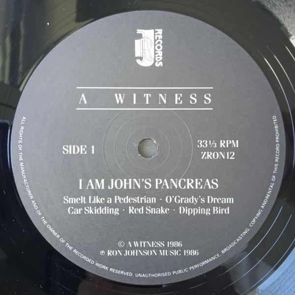 A Witness - I Am John's Pancreas - Lp