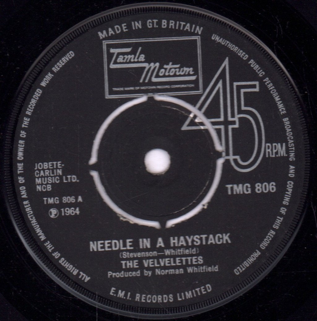 Velvelettes - Needle In A Haystack - 7 Inch