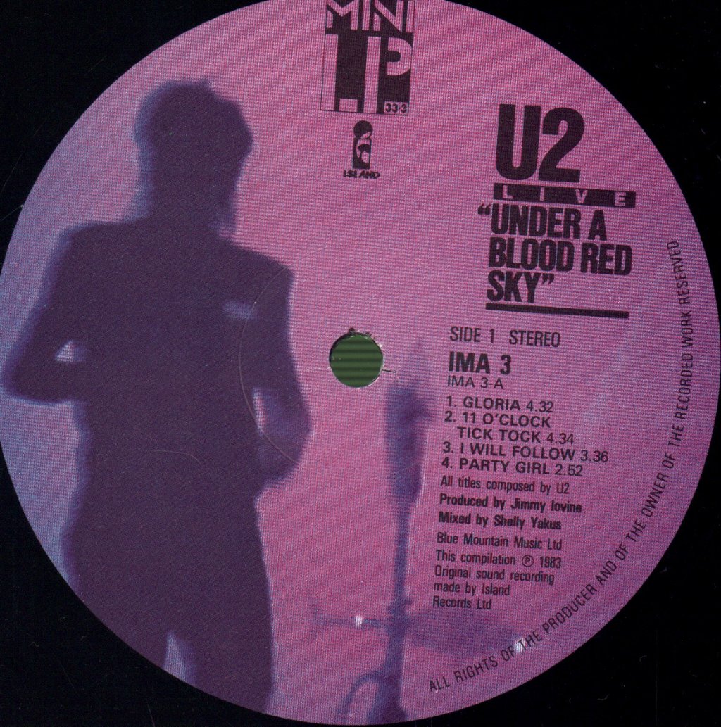 U2 - Under A Blood Red Sky - Lp