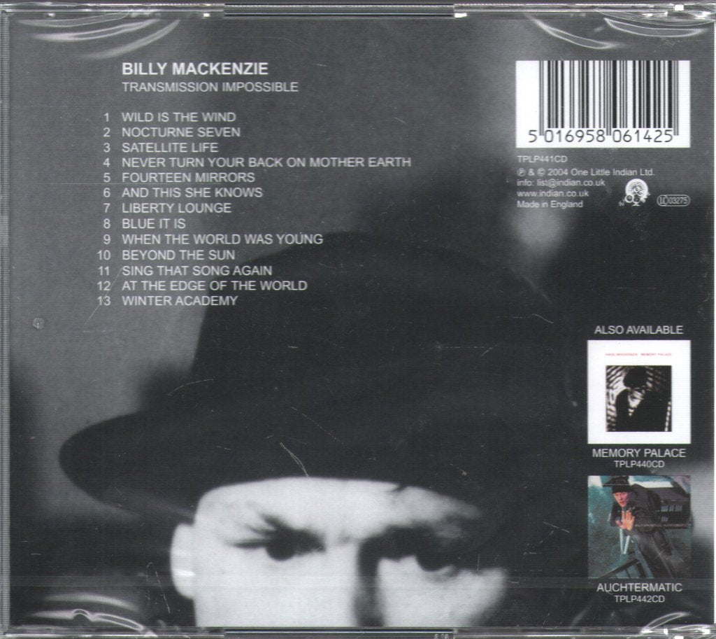 Billy Mackenzie - Transmission Impossible - Cd