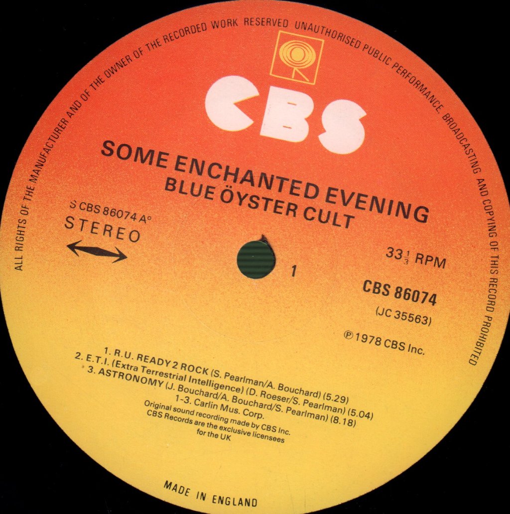 Blue Oyster Cult - Enchanted Evening - Lp