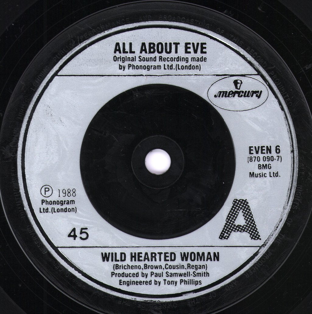 All About Eve - Wild Hearted Woman - 7 Inch