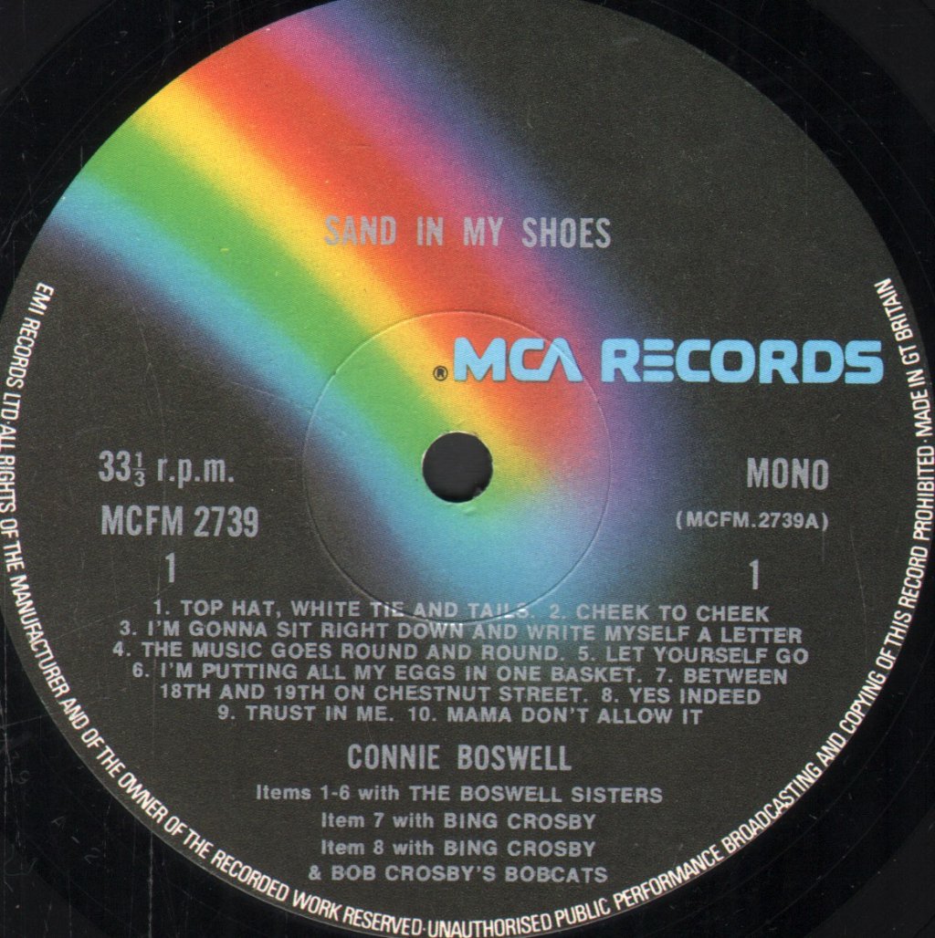Connie Boswell - Sand In My Shoes - Lp