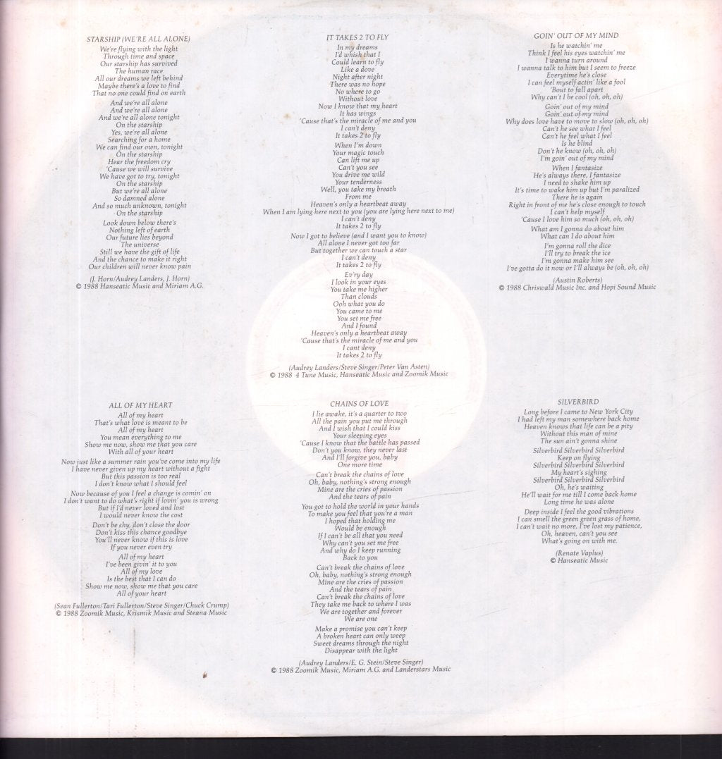 Audrey Landers - Secrets - Lp