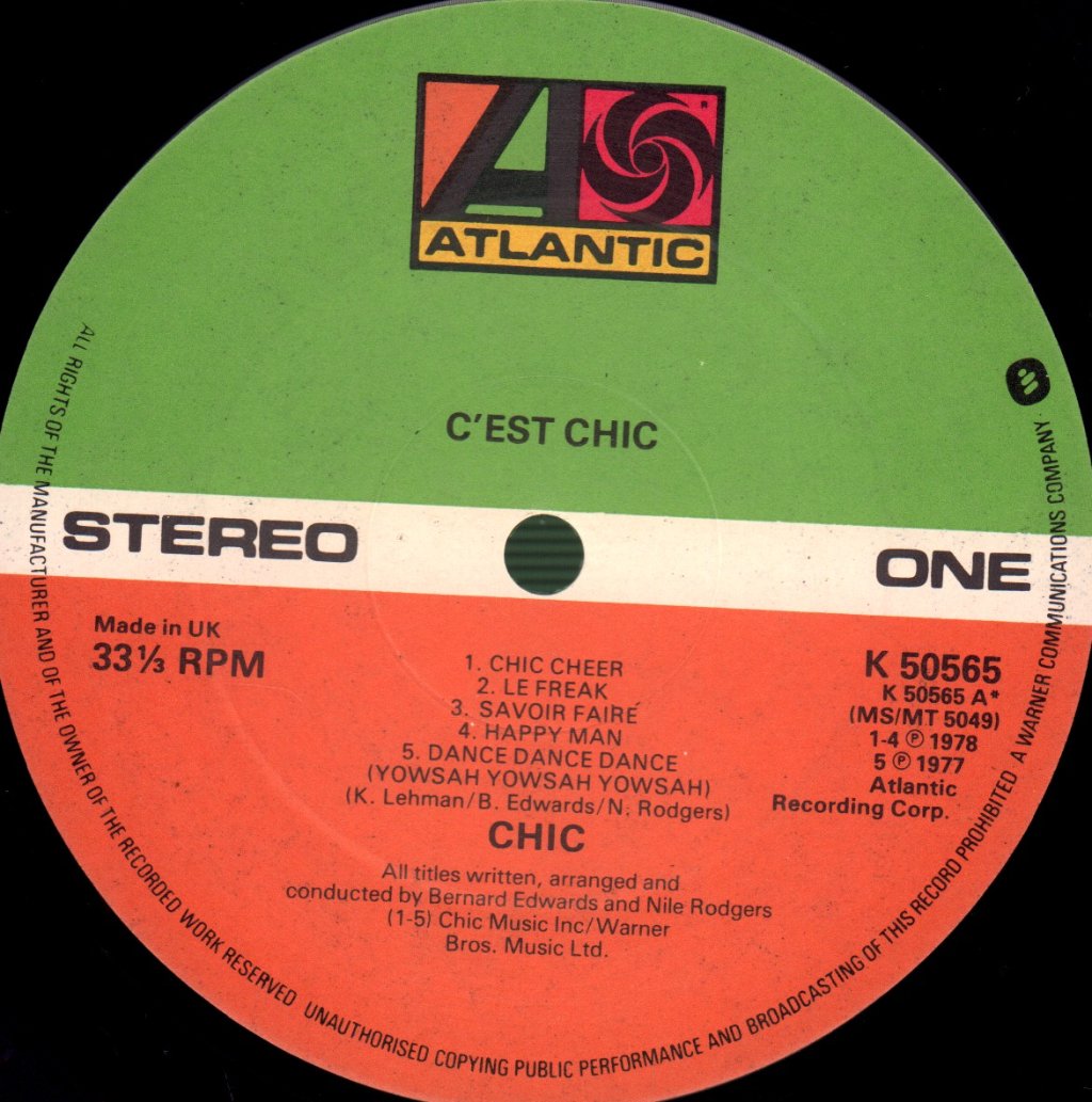 Chic - C'est Chic - Lp