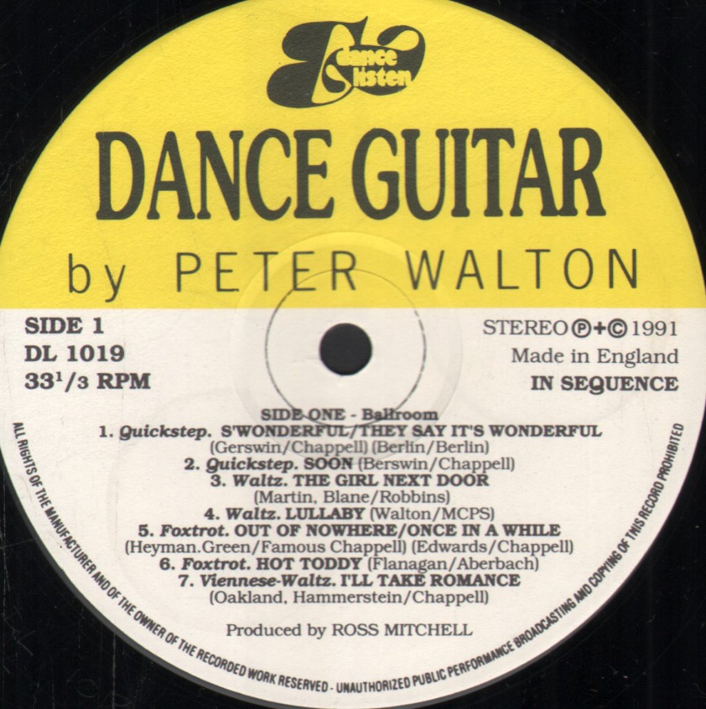 Peter Walton - Dance Guitar - Lp