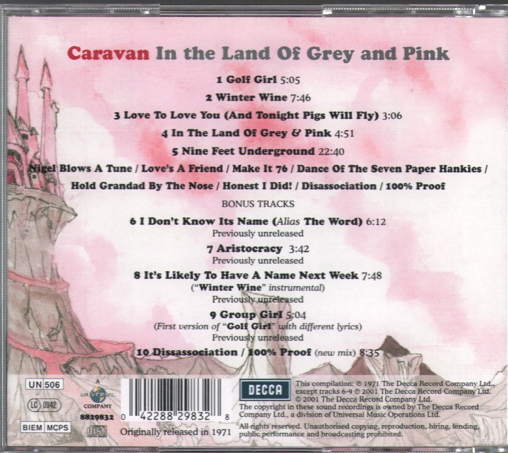 Caravan - In The Land Of Grey And Pink - Cd