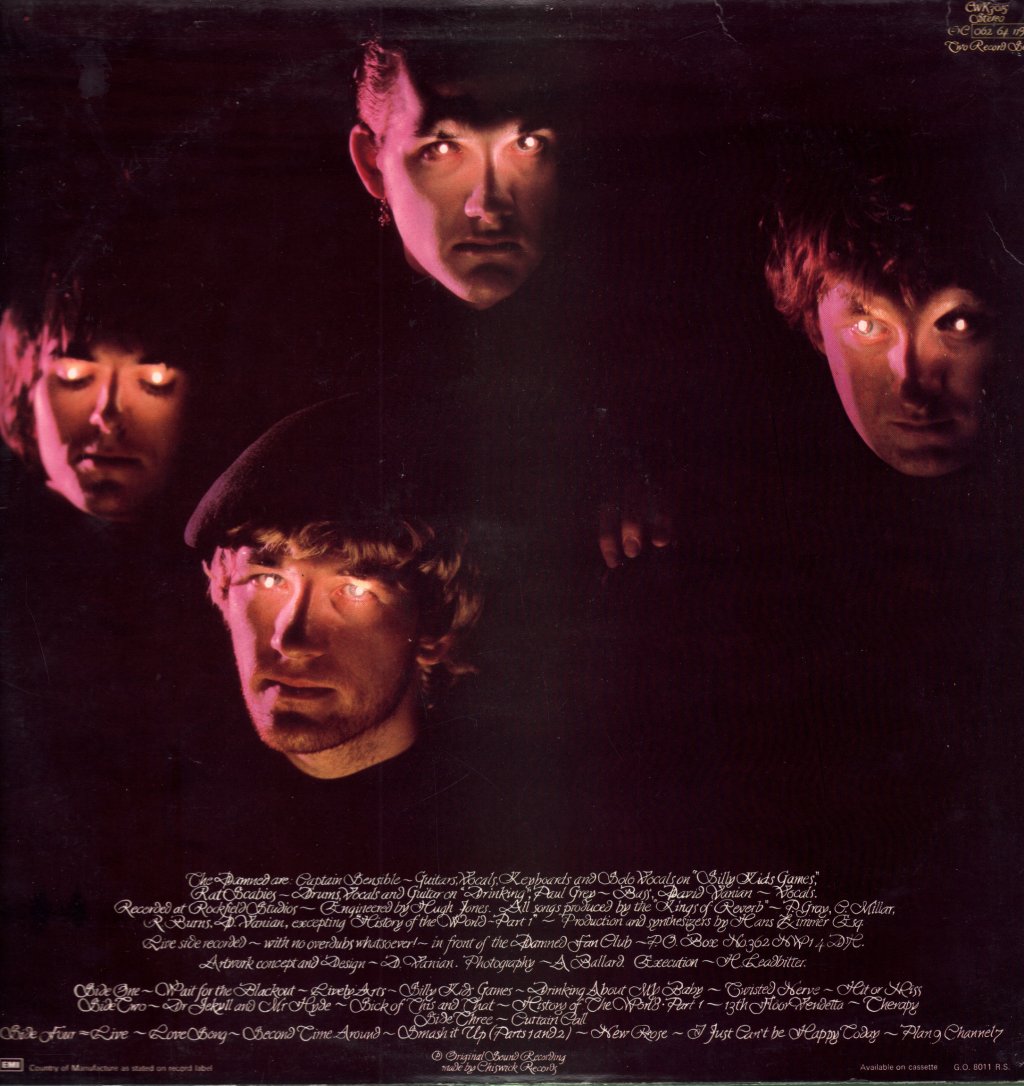 Damned - Black Album - Double Lp