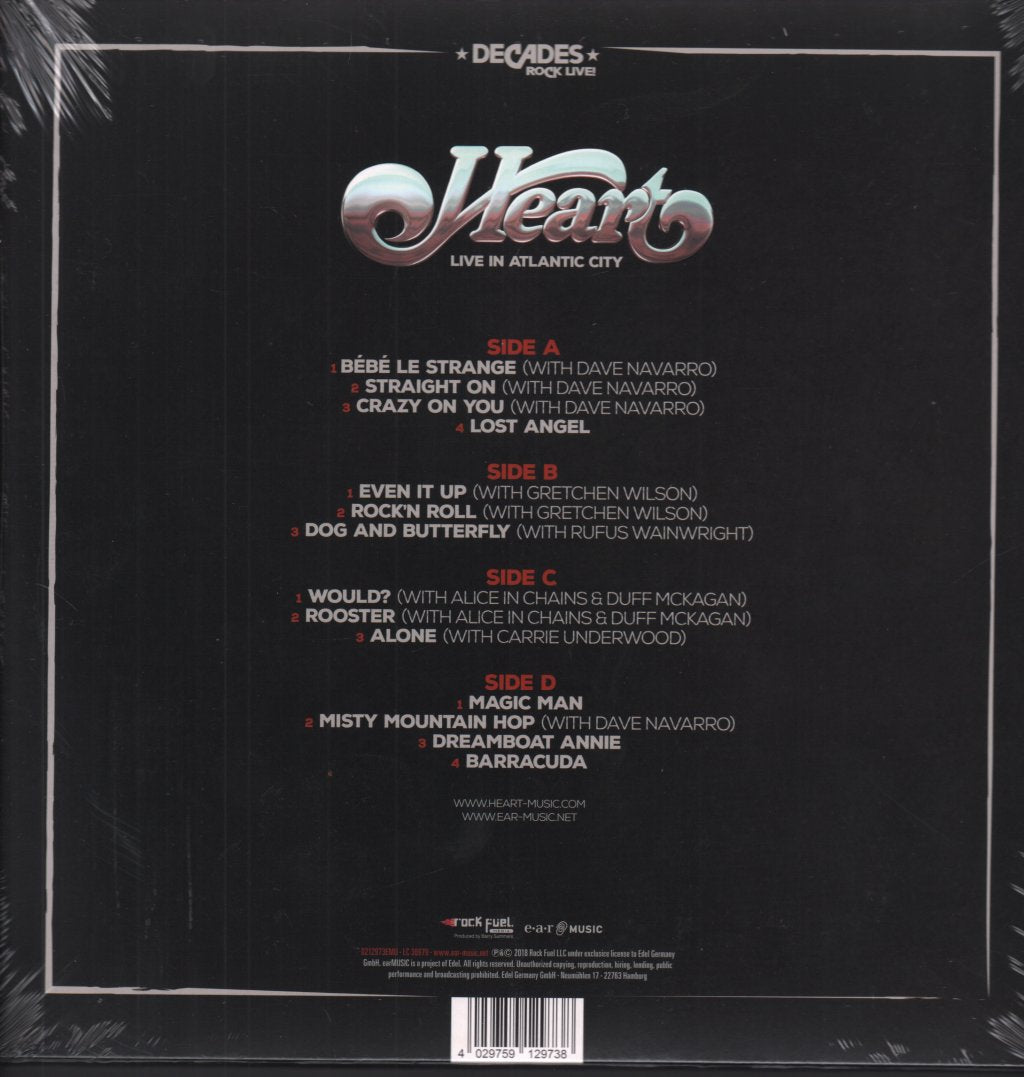 Heart - Live In Atlantic City - Double Lp
