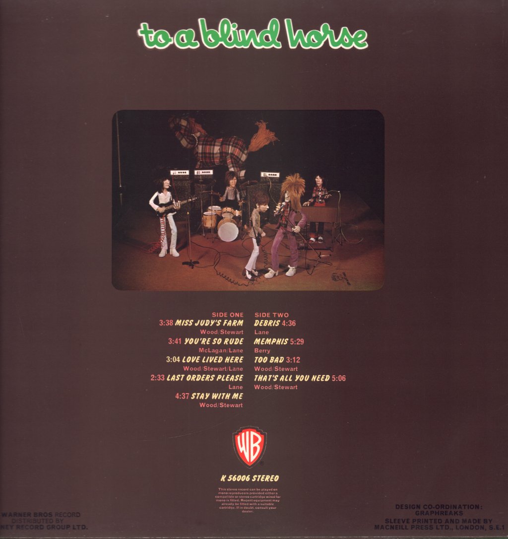 Faces - A Nod's As Good As A Wink - Lp