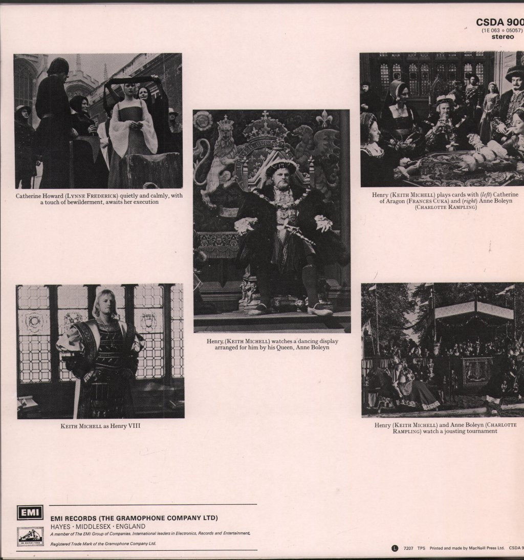 David Munrow / Early Music Consort Of London - Henry VIII And The Six Wives - Lp