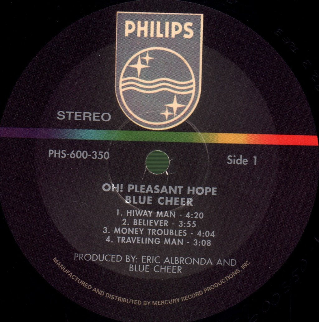 Blue Cheer - Oh! Pleasant Hope - Lp