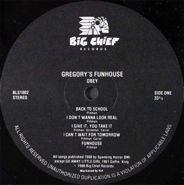 Gregory's Funhouse - Obey - Lp