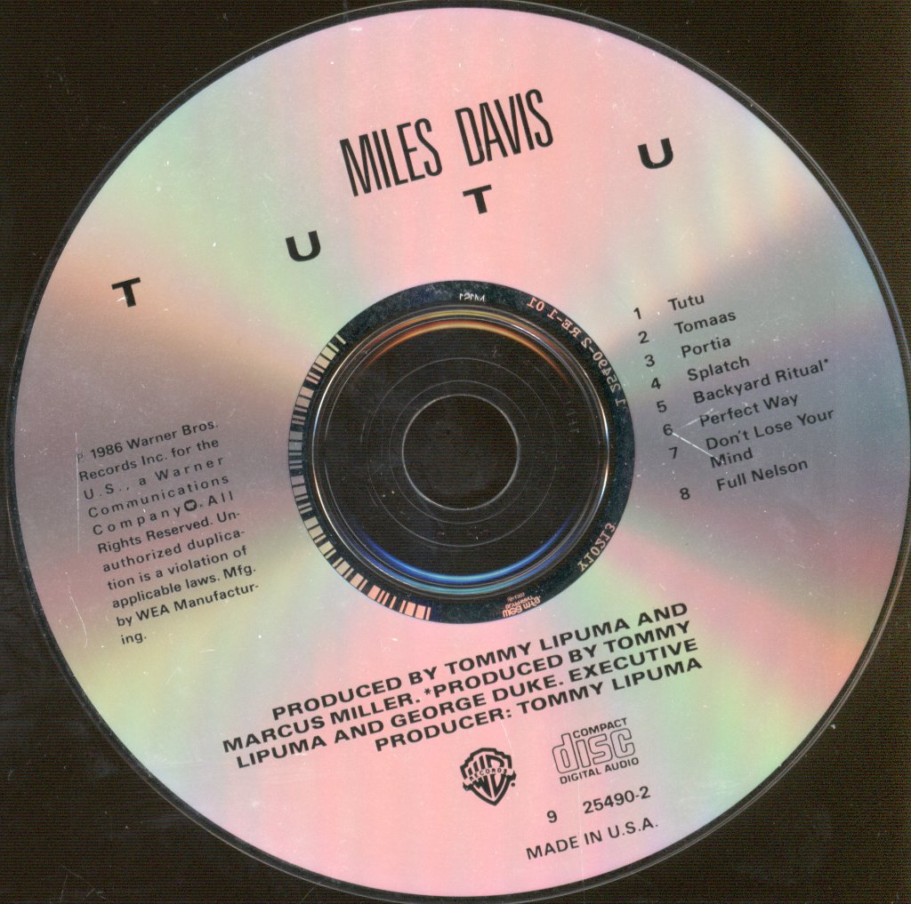 Miles Davis - Tutu - Cd