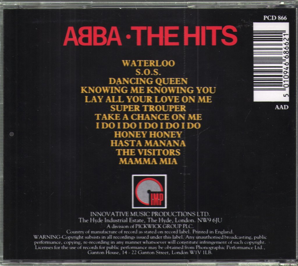 ABBA - Hits - Cd