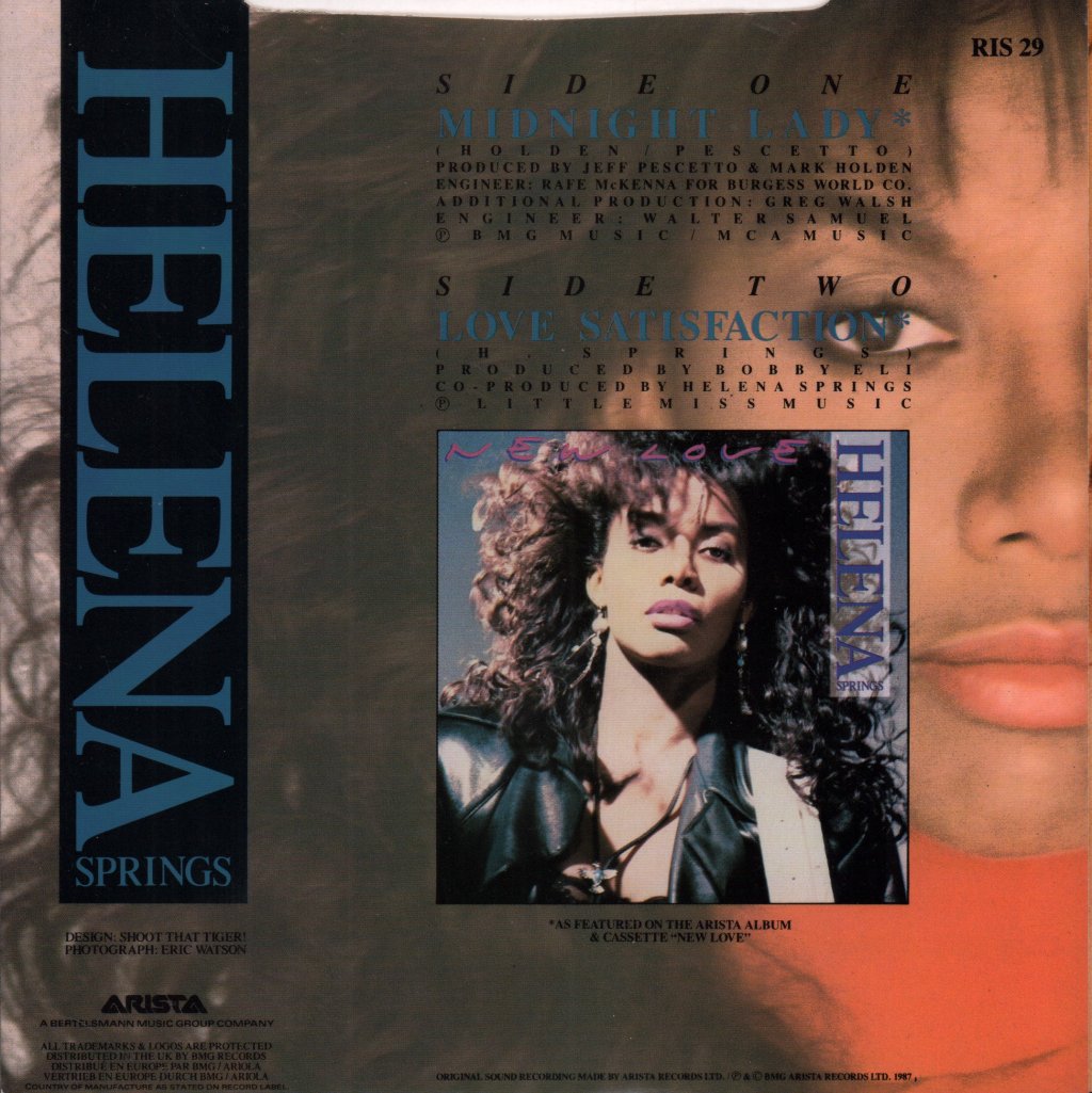 Helena Springs - Midnight Lady - 7 Inch
