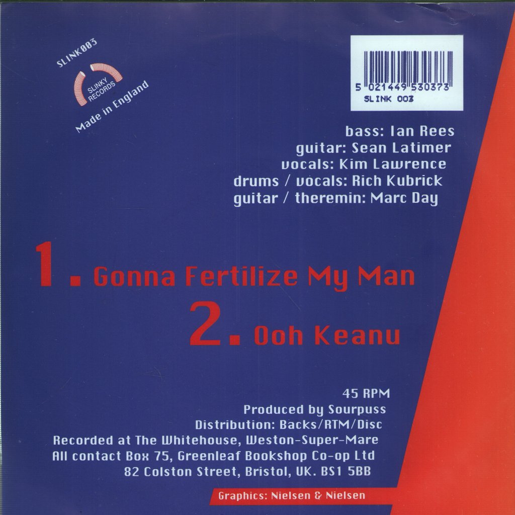 Sourpuss - Gonna Fertalize My Man - 7 Inch