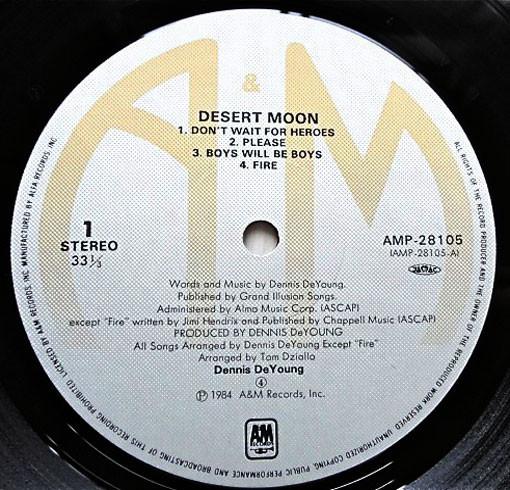 Dennis De Young - Desert Moon - Lp