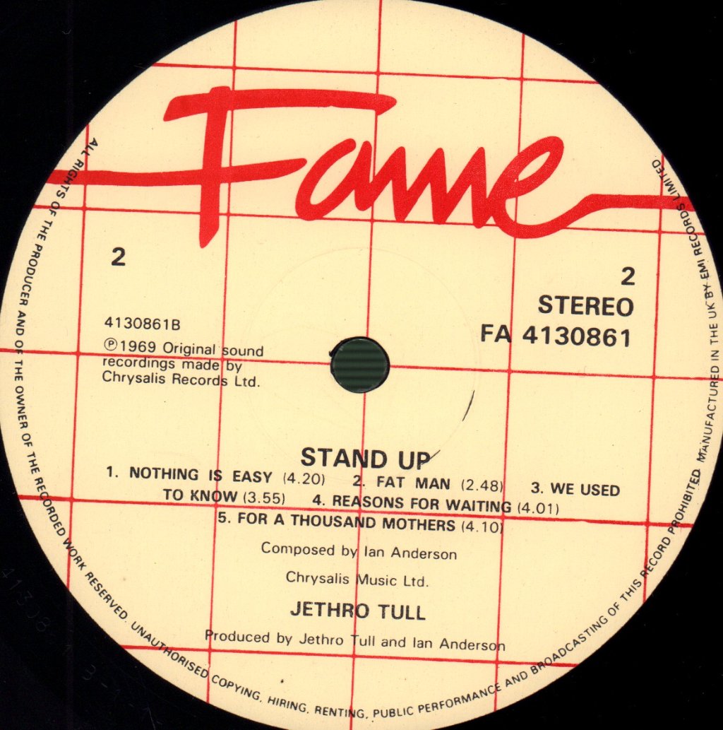 Jethro Tull - Stand Up - Lp