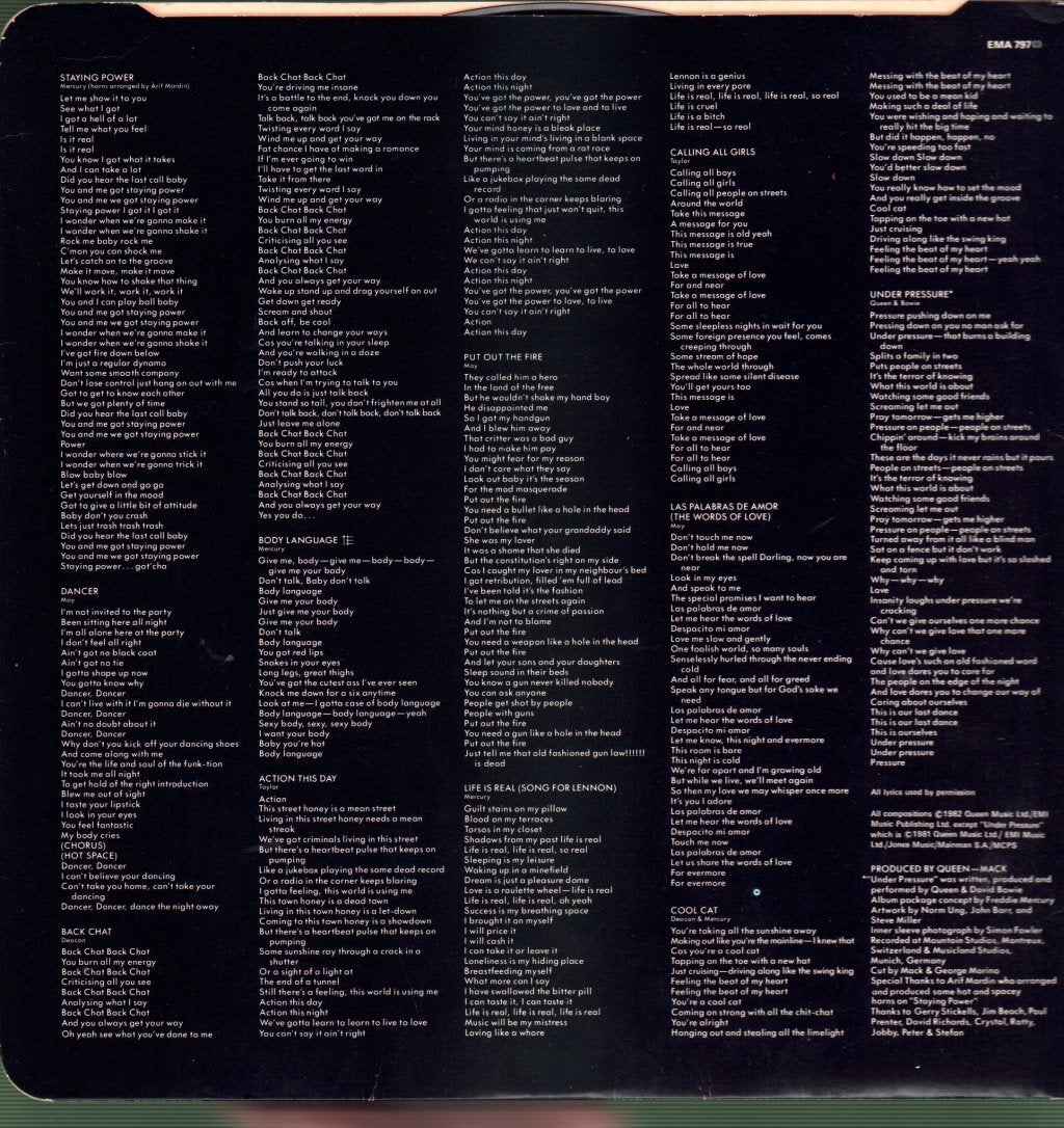 Queen - Hot Space - Lp