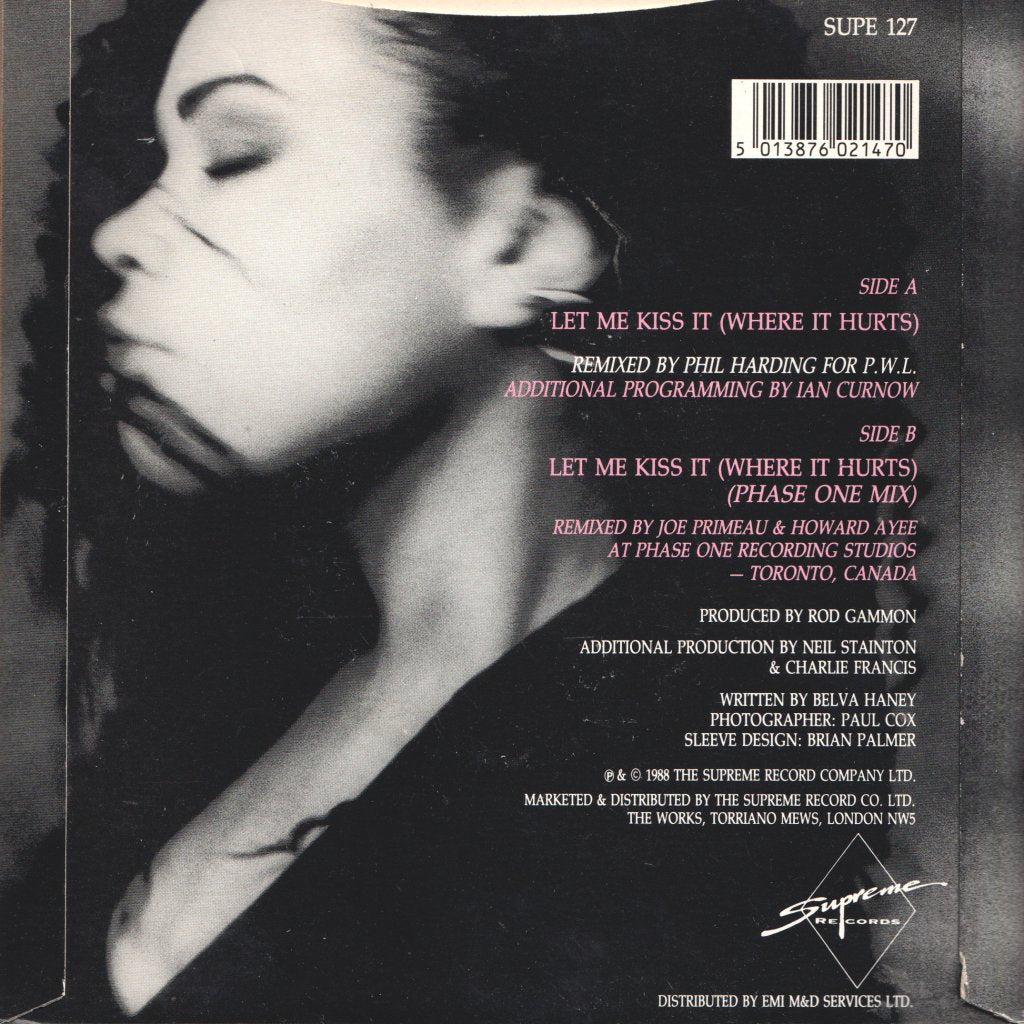 Belva - Let Me Kiss It - 7 Inch