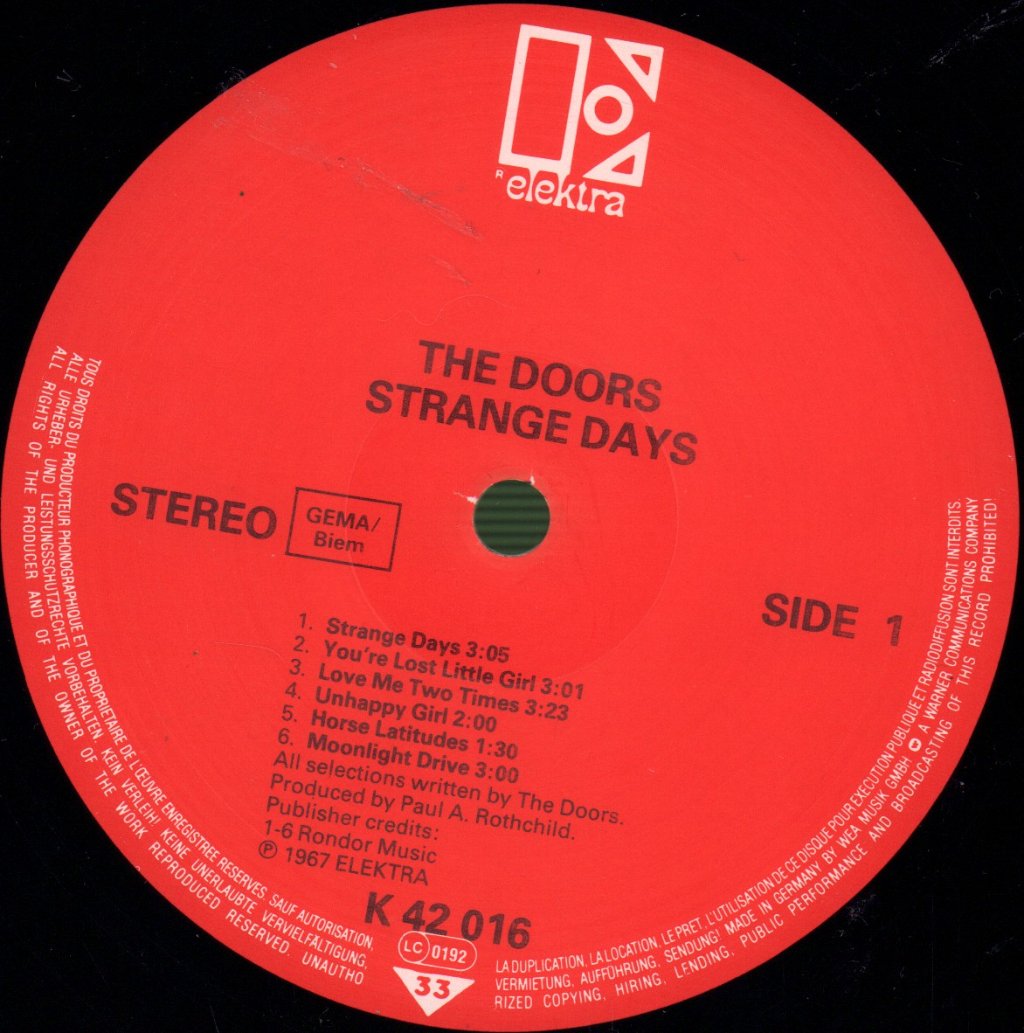 Doors - Strange Days - Lp