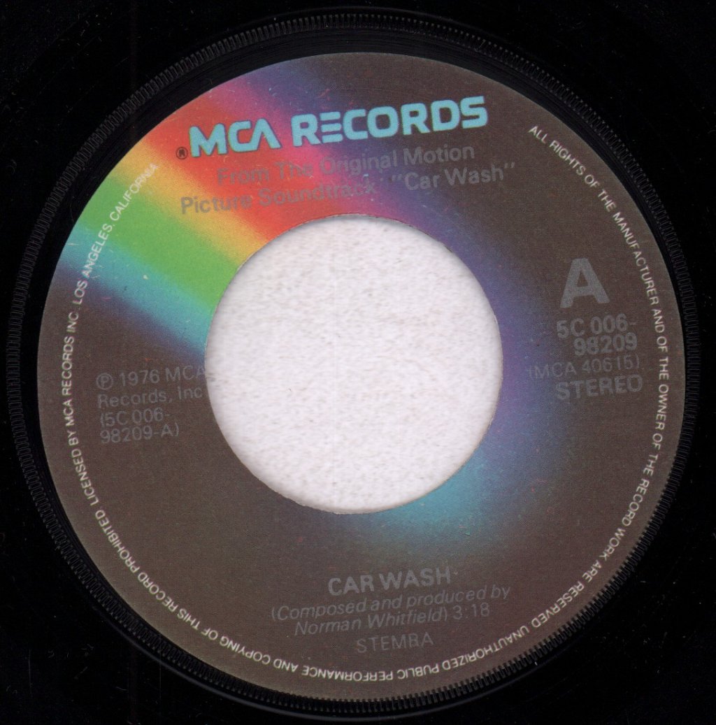 Rose Royce - Car Wash - 7 Inch