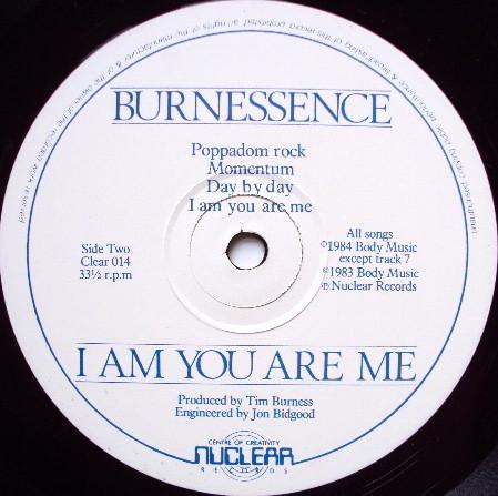 Burnessence - I Am You Are Me - Lp