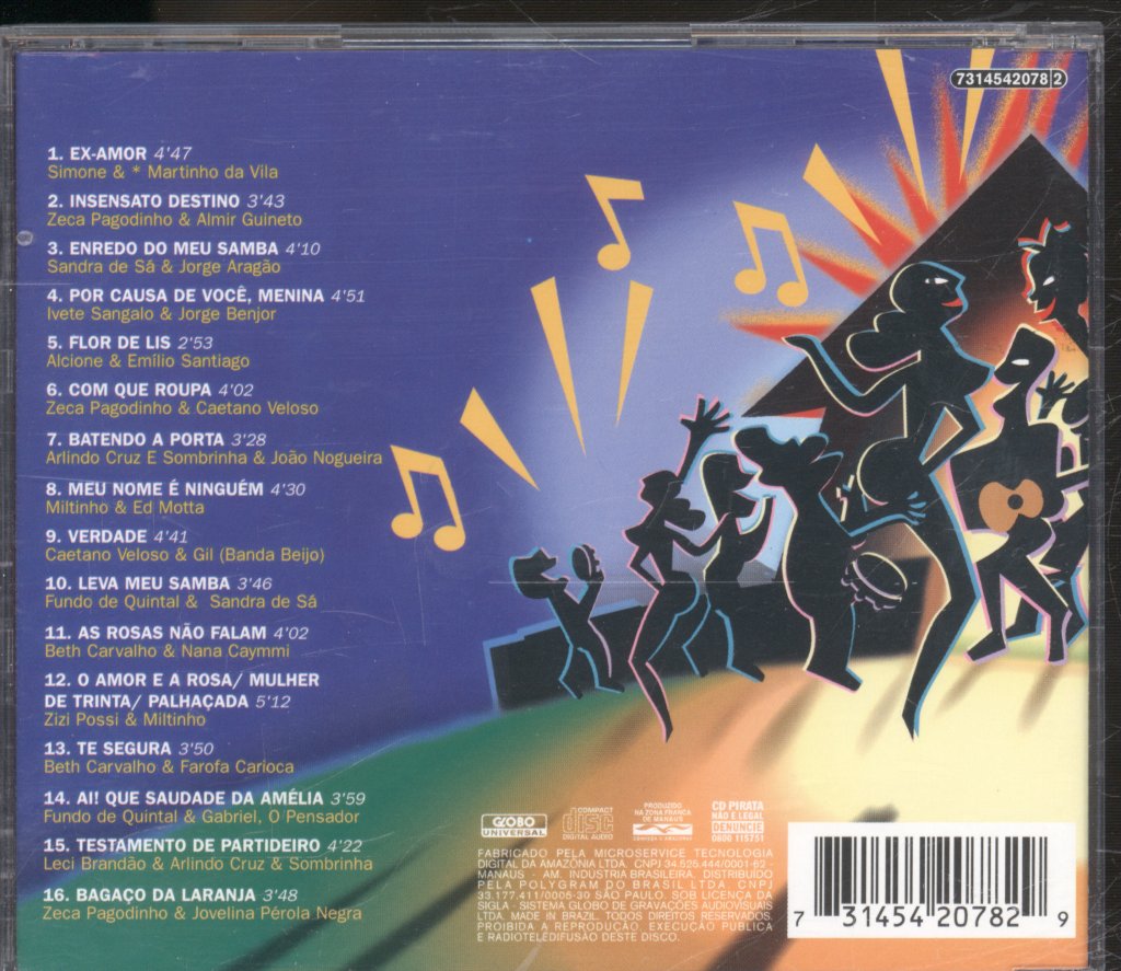 Various Artists - Os Bambas Da Casa De Samba (Ao Vivo) - Cd
