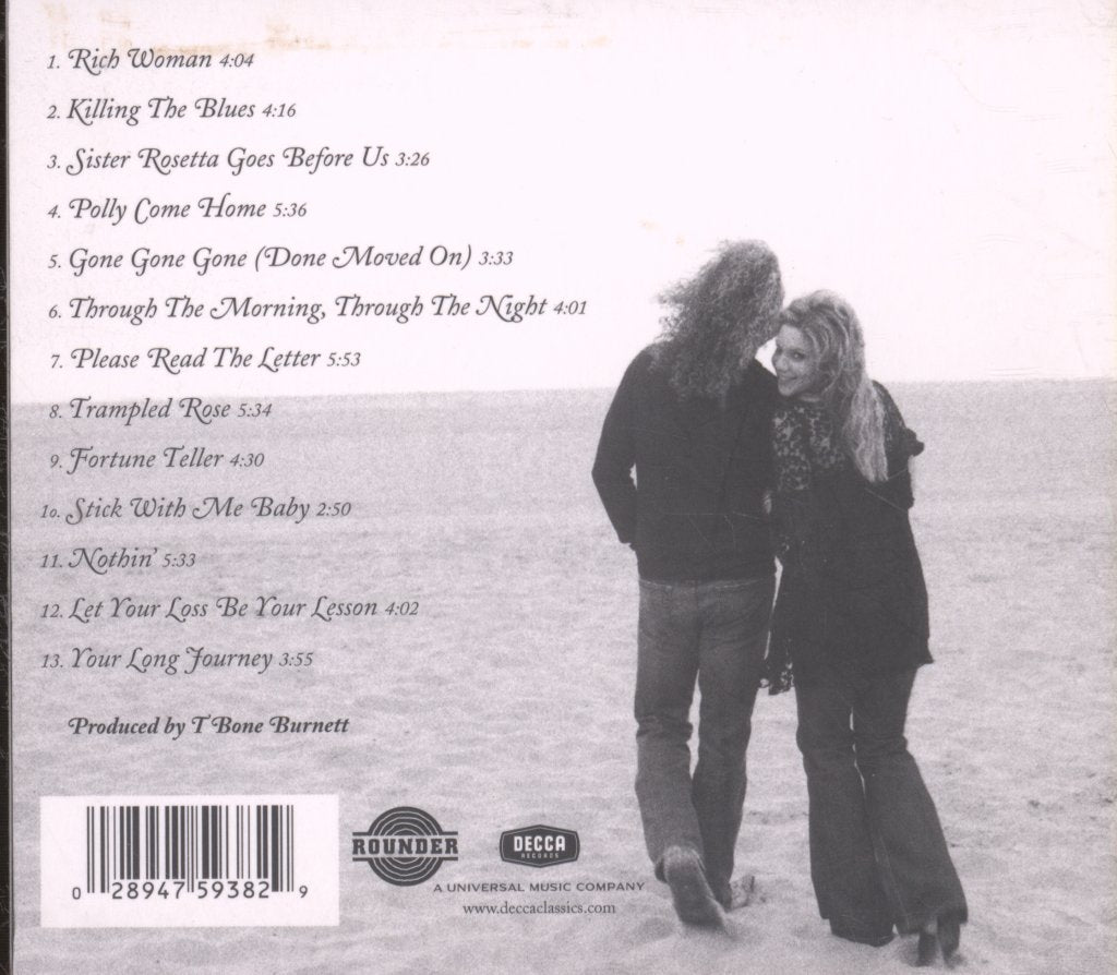 Robert Plant And Alison Krauss - Raising Sand - Cd