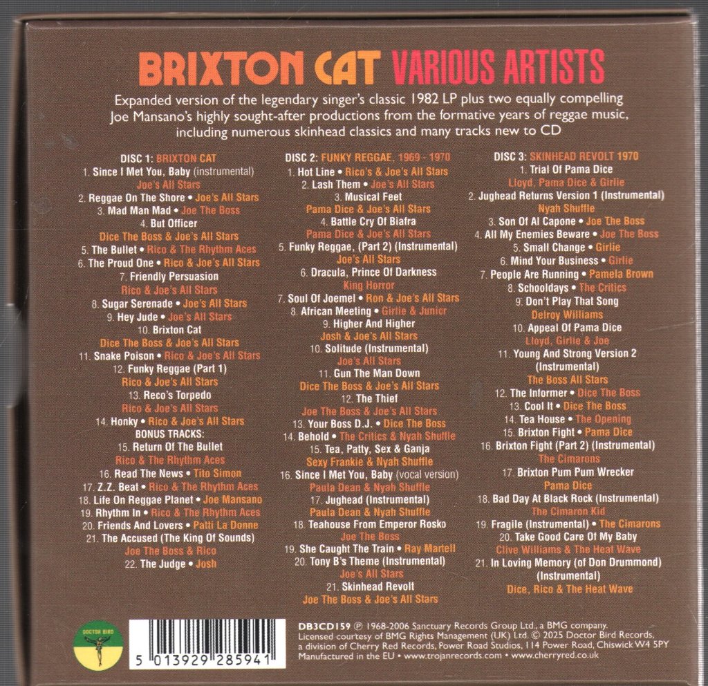 Various Artists - Brixton Cat - Cd Set – Vinyl Tap