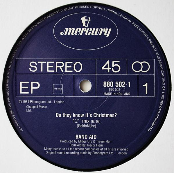Band Aid - Do They Know It's Christmas - 12 Inch
