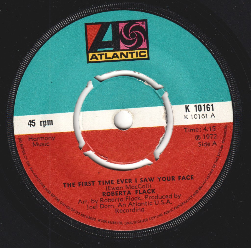 Roberta Flack - First Time Ever I Saw Your Face - 7 Inch