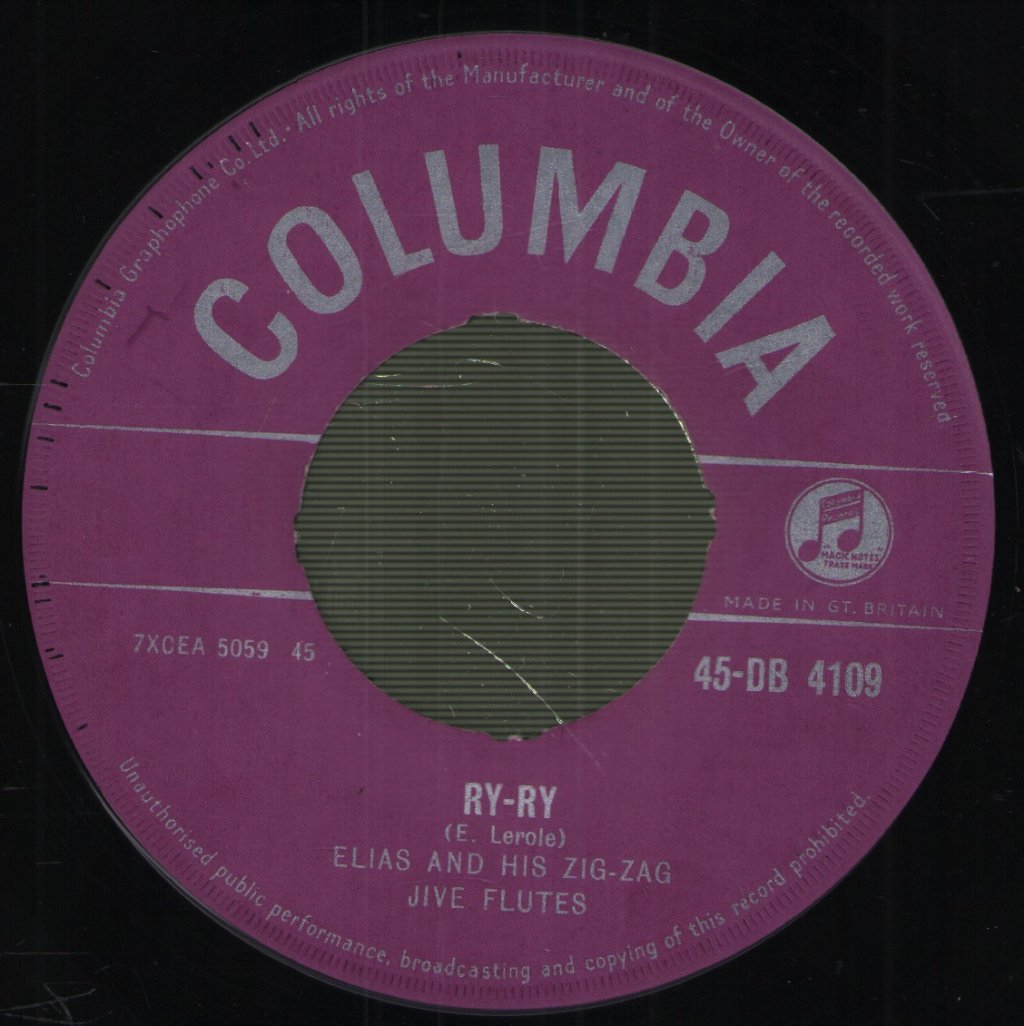 Elias And His Zig Zag Flutes - Tom Hark - 7 Inch